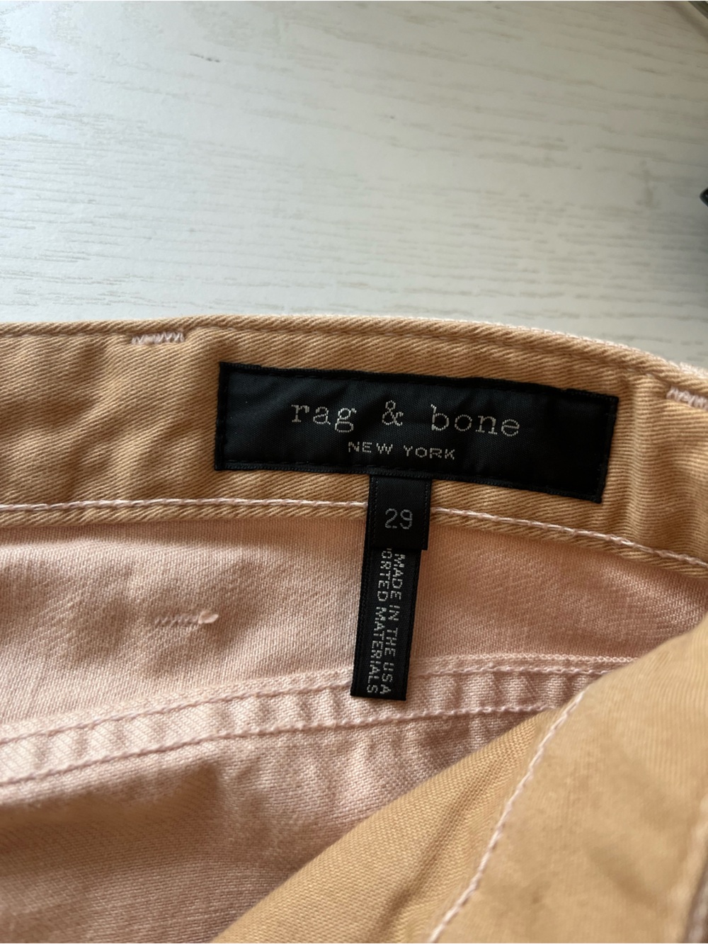 Rag & Bone Trompe L’oeil Selvedge Cuff Detail Jeans NEW - Picture 9 of 12